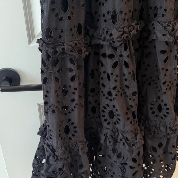 ASOS Edition broderie dress in black - size 14 - Picture 5 of 8